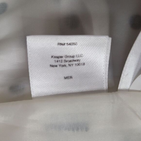 Evan Picone Black Label Size 12 Classy Preppy White Black Polka Dot Sheath Dress - Picture 9 of 12